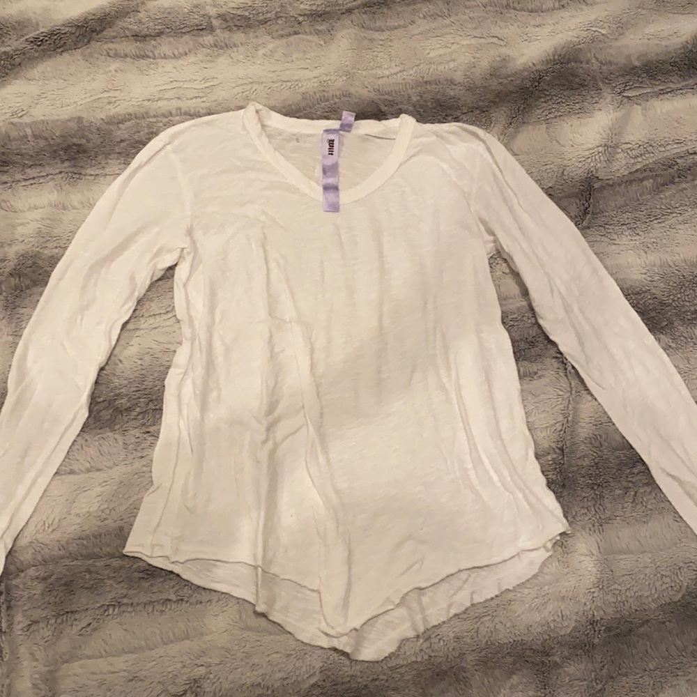 Wilt White long sleeve burnout top. Size XS